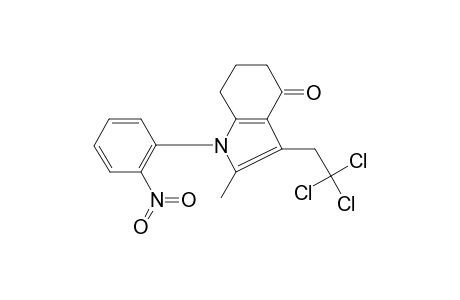 2-Methyl-1-(2-nitrophenyl)-3-(2,2,2-trichloroethyl)-1,5,6,7-tetrahydro-4H-indol-4-one