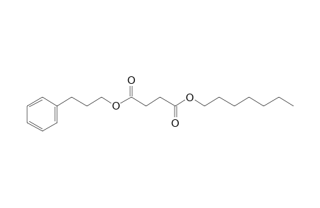 Succinic acid, heptyl 3-phenylpropyl ester