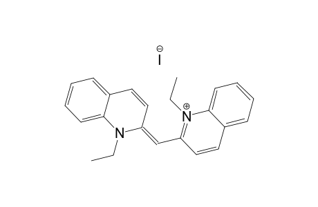 1-ethyl-2-[(1-ethyl-2(1H)-quinolylidene)methyl]quinolinium iodide