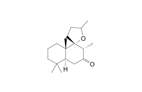 9.alpha.,13(S)-Epoxy-14,15-dinor-8-epi-labdan-7-one