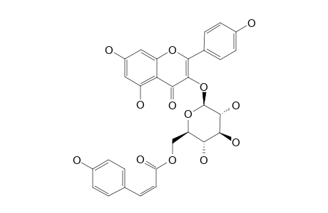 KAEMPFEROL-3-BETA-D-(6-O-CIS-PARA-COUMARYL)-GLUCOPYRANOSIDE