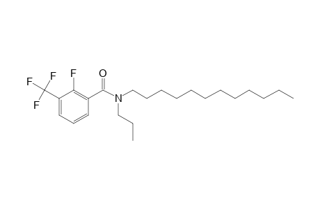 Benzamide, 2-fluoro-3-trifluoromethyl-N-propyl-N-dodecyl-