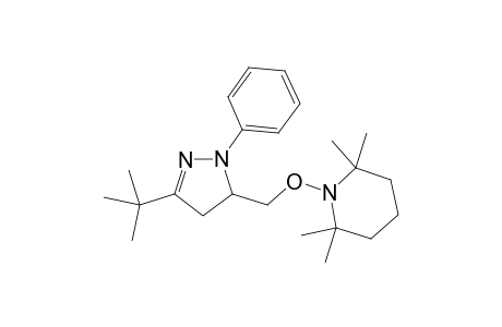 1-((3-(Tert-butyl)-1-phenyl-4,5-dihydro-1H-pyrazol-5-yl)-methoxy)-2,2,6,6-tetramethylpiperidine