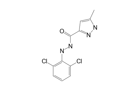 5-methylpyrazole-3-carboxylic acid, 2-(2,6-dichlorophenyl)hydrazide