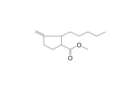 2-Amyl-3-methylene-cyclopentanecarboxylic acid methyl ester