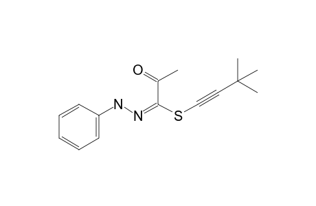 1-(2-Tert-butylethynylthio)-1-phenylhydrazonopropan-2-one