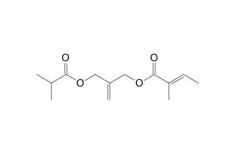 2-Methylidenepropane-1,3-diyl-1((E)-2'-methyl-2'-butenoate)-3-isobutyrate