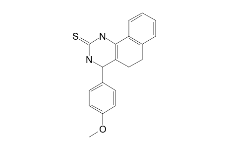 4-(4-Methoxyphenyl)-3,4,5,6-tetrahydrobenzo[h]quinazoline-2(1H)-thione