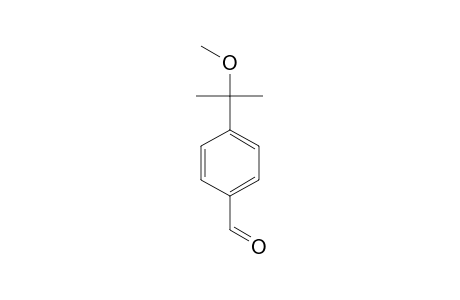 4-(2-Methoxy-2-methyl-ethyl)-benzaldehyde