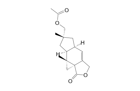 14-ACETOXY-13-HYDROXY-MARASM-7(8)-EN-5-OIC-ACID-GAMMA-LACTONE