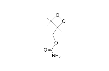 (3,4,4-Trimethyl-1,2-dioxetan-3-yl)methyl carbamate