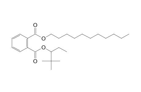 Phthalic acid, 2,2-dimethylpent-3-yl undecyl ester