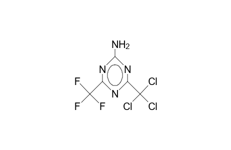 2-Amino-4-trichloromethyl-6-trifluoromethyl-1,3,5-triazine