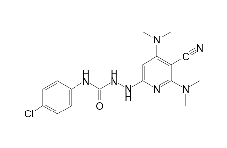 1-[4,6-bis(dimethylamino)-5-cyano-2-pyridyl]-4-(p-chlorophenyl)semicarbazide