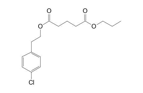 Glutaric acid, 2-(4-chlorophenyl)ethyl propyl ester