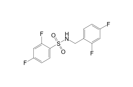 2,4-difluoro-N-(2,4-difluorobenzyl)benzenesulfonamide