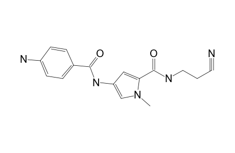 3-[4-(4-Aminobenzenecarboxamido)-1-methylpyrrole-2-carboxamido]propiononitrile