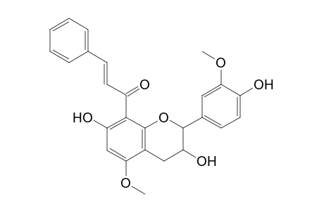 8-[(E)-4-PROP-2-EN-1-ONE]-2-(3-METHOXYL-4-HYDROXYPHENYL)-3,4-DIHYDRO-2-H-2-BENZOPYRAN-5-METHOXYL-3,7-DIOL
