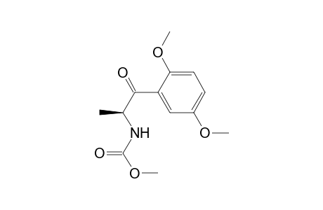 (S)-2-[(methoxycarbonyl)amino]-1-(2,5-dimethoxyphenyl)-1-propanone