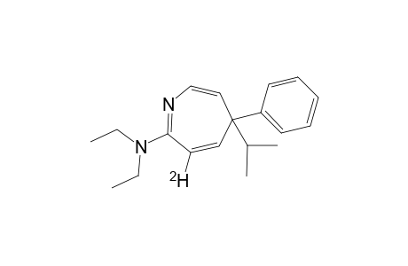 3-DEUTERO-2-(DIETHYLAMINO)-5-ISOPROPYL-5-PHENYL-5H-AZEPINE