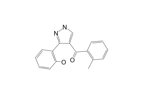 [3-(2-Hydroxy-phenyl)-1H-pyrazol-4-yl]-o-tolyl-methanone