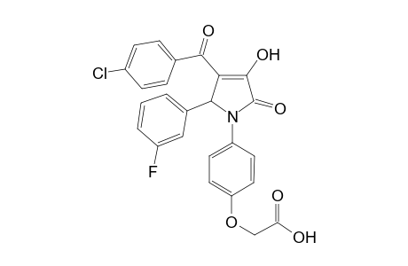 acetic acid, [4-[3-(4-chlorobenzoyl)-2-(3-fluorophenyl)-2,5-dihydro-4-hydroxy-5-oxo-1H-pyrrol-1-yl]phenoxy]-