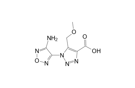 1-(4-Amino-1,2,5-oxadiazol-3-yl)-5-(methoxymethyl)-1H-1,2,3-triazole-4-carboxylic acid