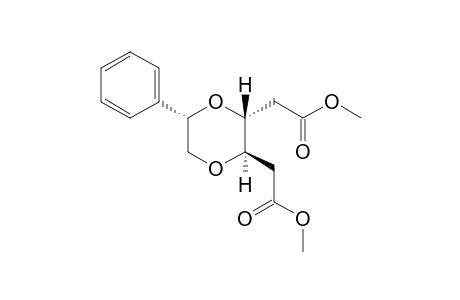 Methyl 2-[(2R,3R,5S)-3-(2-methoxy-2-oxo-ethyl)-5-phenyl-1,4-dioxan-2-yl]acetate