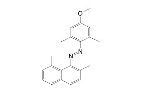 Diazene, (2,8-dimethyl-1-naphthalenyl)(4-methoxy-2,6-dimethylphenyl)-