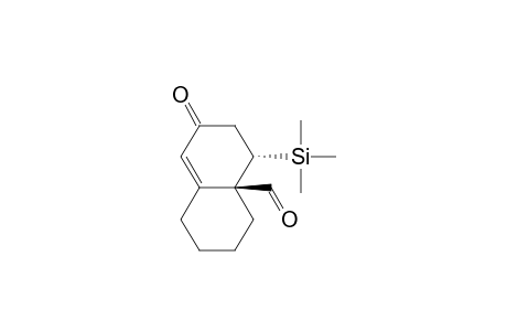 trans-6-(oxomethyl)-5-(trimethylsilyl)bicyclo[4.4.0]dec-1-en-3-one