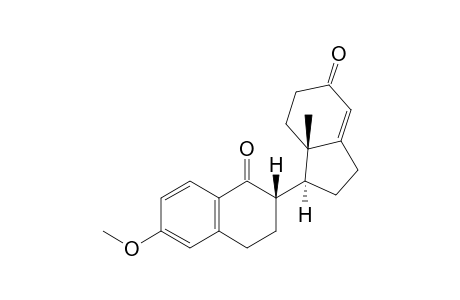 (S)-6-Methoxy-2-((1S,4S)-7a-methyl-5-oxo-2,3,5,6,7,7a-hexahydro-1H-inden-1-yl)-3,4-dihydro-2H-naphthalen-1-one