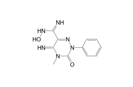 1,2,4-Triazine-6-carboximidamide, 2,3,4,5-tetrahydro-N-hydroxy-5-imino-4-methyl-3-oxo-2-phenyl-