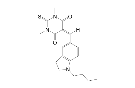 5-[(1-butyl-2,3-dihydro-1H-indol-5-yl)methylene]-1,3-dimethyl-2-thioxodihydro-4,6(1H,5H)-pyrimidinedione