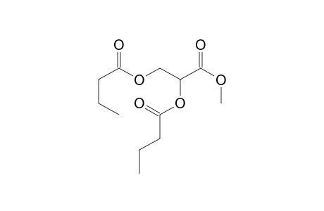 3-Methoxy-3-oxopropane-1,2-diyl dibutyrate