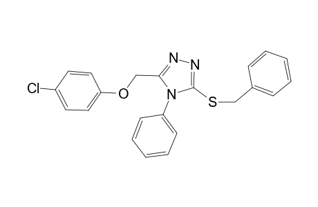 3-(benzylsulfanyl)-5-[(4-chlorophenoxy)methyl]-4-phenyl-4H-1,2,4-triazole