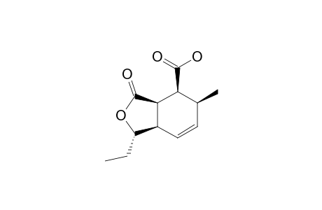 (1S,3aR,4S,5S,7aR)-1-ethyl-3-keto-5-methyl-3a,4,5,7a-tetrahydro-1H-isobenzofuran-4-carboxylic acid