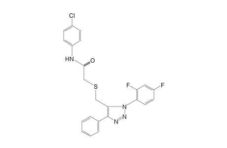 4'-chloro-2-{{[1-(2,4-difluorophenyl)-4-phenyl-1H-1,2,3-triazol-5-yl]methyl}thio}acetanilide