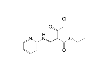 4-chloro-2-{[(2-pyridyl)amino]methylene}acetoacetic acid, ethyl ester