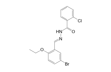 N'-[(E)-(5-Bromo-2-ethoxyphenyl)methylidene]-2-chlorobenzohydrazide