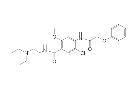 6'-chloro-4'-{[2-(diethylamino)ethyl]carbamoyl)-2-phenoxy-m-acetanisidide