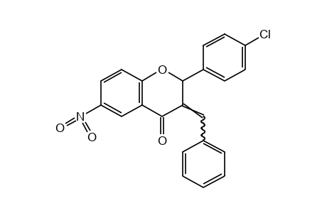 3-BENZYLIDENE-4'-CHLORO-6-NITROFLAVANONE