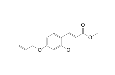 Methyl 4'-allyloxy-2'-hydroxycinnamate