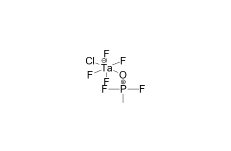 CIS-TETRAFLUOROCHLOROTANTALUM-METHYLDIFLUOROPHOSPHONATE COMPLEX