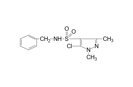 N-benzyl-5-chloro-1,3-dimethylpyrazole-4-sulfonamide