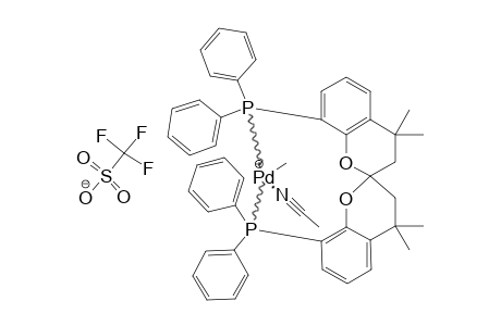 [TRANS-(SPANPHOS)PDCH3(CH3-CN)]-[CF3SO3]