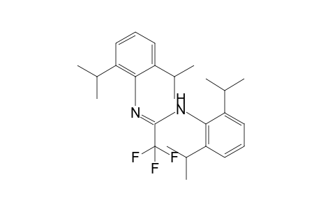 N,N'-BIS-(2,6-DIISOPROPYLPHENYL)-TRIFLUOROACETAMIDINE;MAJOR-ISOMER