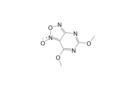 5,7-dimethoxy-[1,2,5]oxadiazolo[3,4-d]pyrimidine, 1-oxide