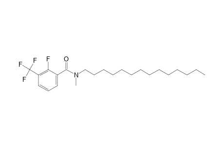 Benzamide, 2-fluoro-3-trifluoromethyl-N-methyl-N-tetradecyl-