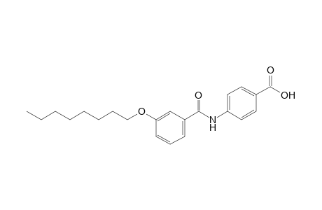 p-[m-(octyloxy)benzamido]benzoic acid