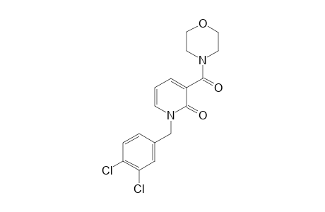 1-(3,4-DICHLOROBENZYL)-3-(MORPHOLINOCARBONYL)-2(1H)-PYRIDONE